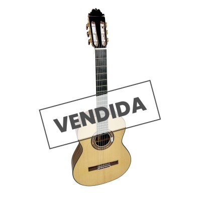 Guitarra Flamenca Hermanos Sanchís 1F Extra Pauferro con tapa Pino Abeto