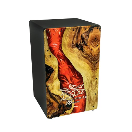 Cajón Flamenco Duende First 2.0 ROJO 25 Aniversario