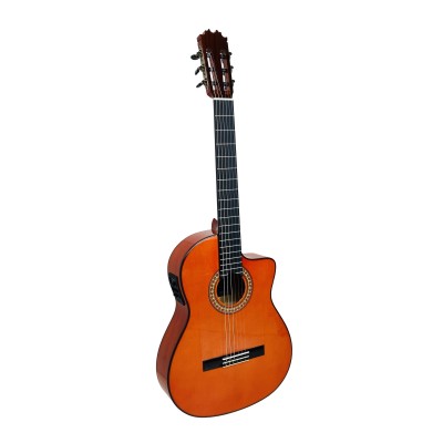 Guitarra Antonio de Toledo ATF-17BR-CE Roja con Cutaway y Previo Fishman PSY-301