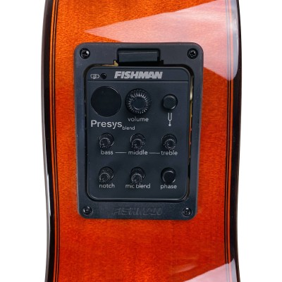 Guitarra Antonio de Toledo ATF-17BR-CE Roja con Cutaway y Previo Fishman PSY-301