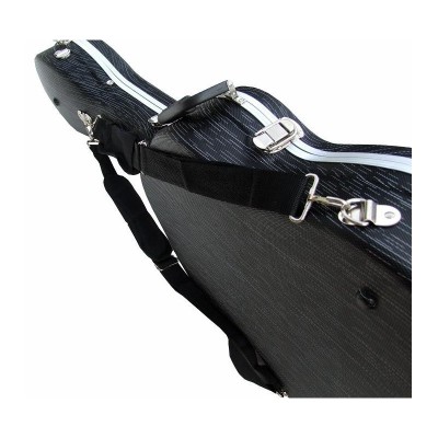 Estuche Cibeles ABS Negro Rayado