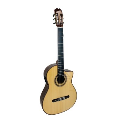 Guitarra Antonio de Toledo AATF-17NE con cutaway y Previo Fishman PSY-301