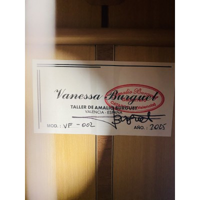 Guitarra Flamenca de Vanessa Burguet modelo VF