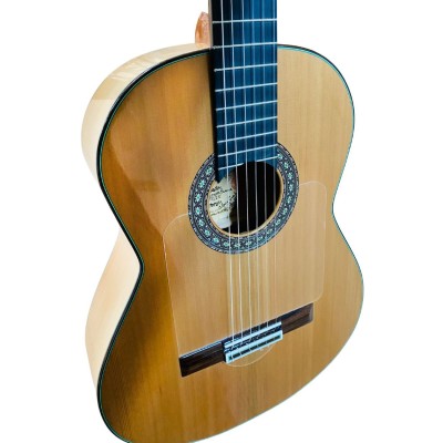 Guitarra Artesana Flamenca Alfonso González modelo Luthier Blanca