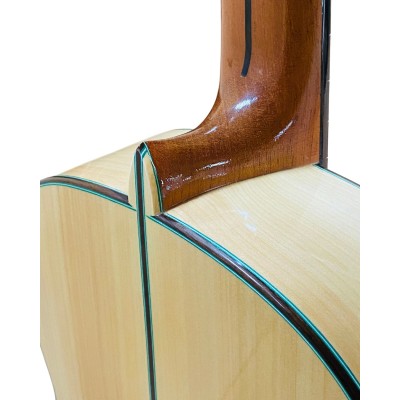 Guitarra Artesana Flamenca Alfonso González modelo Luthier Blanca