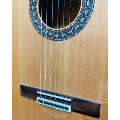 Guitarra Artesana Flamenca Alfonso González modelo Luthier Blanca