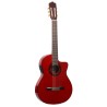Guitarra Flamenca amplificada José Gómez Roja F80-R-EQ con previo Joyo con funda incluida 10mm