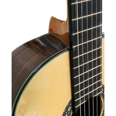 Guitarra Artesana Flamenca Alfonso González modelo Luthier Negra