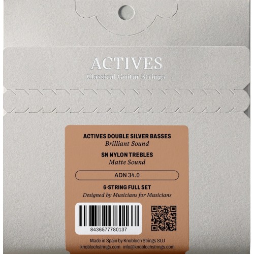 Knobloch Actives SN NYLON ADN 34.0 Juego de Cuerdas. Tensión Media Alta