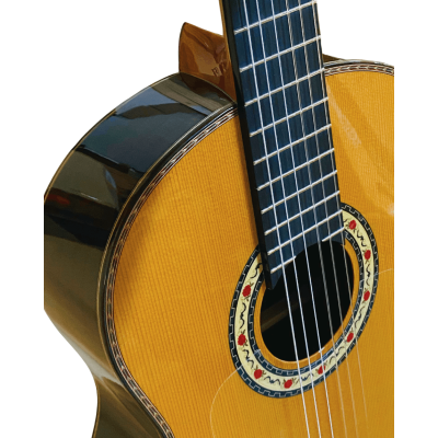 Guitarra Flamenca Antonio de Toledo ATF-17 Z de Ziricote. Tapa Torrefactada