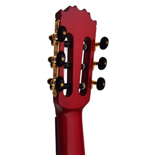 Guitarra Flamenca Tatay 90RS Roja. Fondo de Palosanto con Tapa Maciza de Abeto