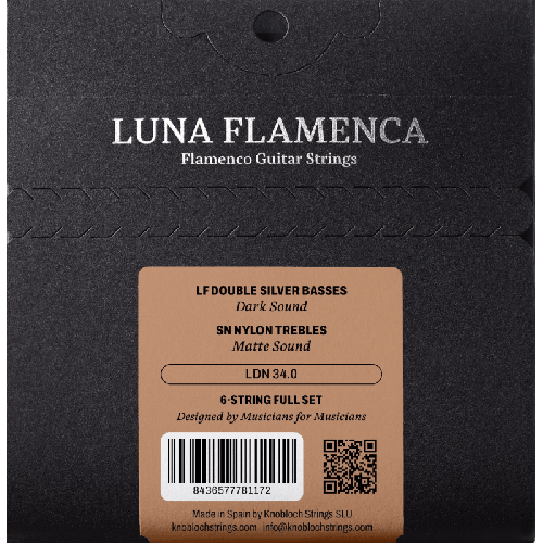 Knobloch Luna DS SN Medium-High 34.0 Juego de Cuerdas