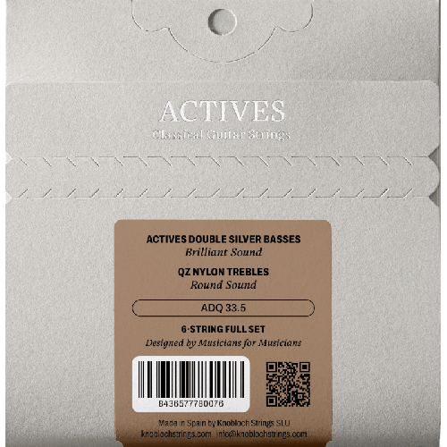 Knobloch Actives QZ Nylon 300 ADQ Juego de Cuerdas Guitarra