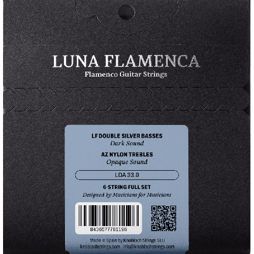 Juego de cuerdas Knobloch Luna DS AZ Low tensión 33.0