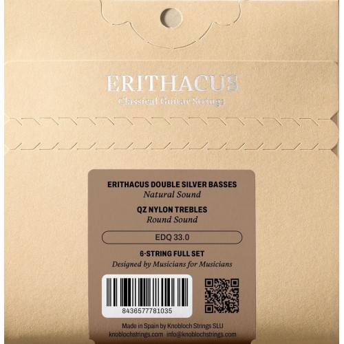 Knobloch Erithacus Nylon QZ Baja EDQ 33.0 Juego de Cuerdas para Guitarra