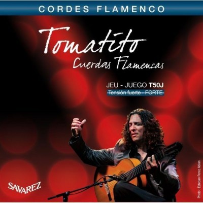 Juego de Cuerdas para Guitarra Flamenca Savarez Tomatito T50J. Tensión