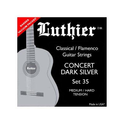 Luthier 35 Juego de Cuerdas Concert Dark Silver