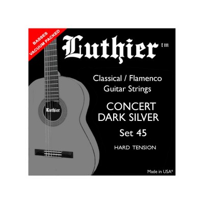 Luthier Concert Dark Silver Set 45. Juego de Cuerdas Guitarra.