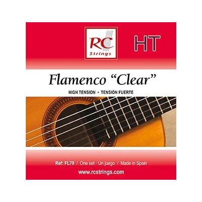 Royal Classics FL70 Flamenco Clear Tensión Fuerte Juego de Cuerdas para
