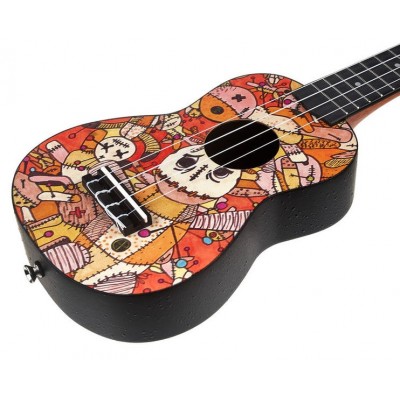 Ukelele soprano K2-VP modelo Voodoo Puppet