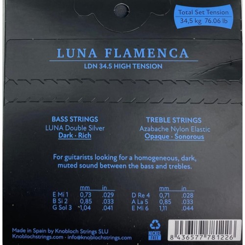 Knobloch Luna DS SN High 34.5 Juego de Cuerdas