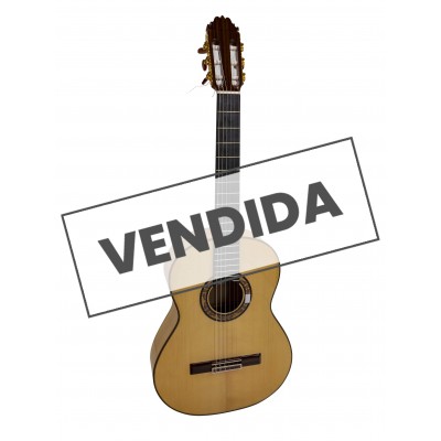folleto lengua maletero Guitarra Flamenca Hermanos Sanchis 1F Extra Ciprés 11-21