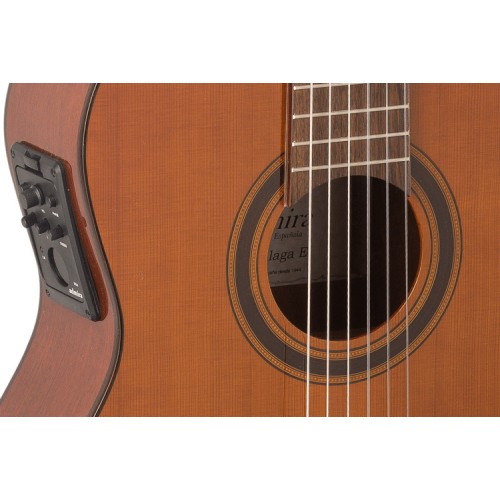 GUITARRA CLÁSICA ADMIRA MÁLAGA ELECTRIFICADA SERIE CONSERVATORIO