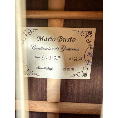 Guitarra de Mario Busto 2023